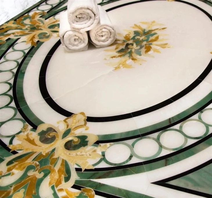 Marble Inlay Table Top