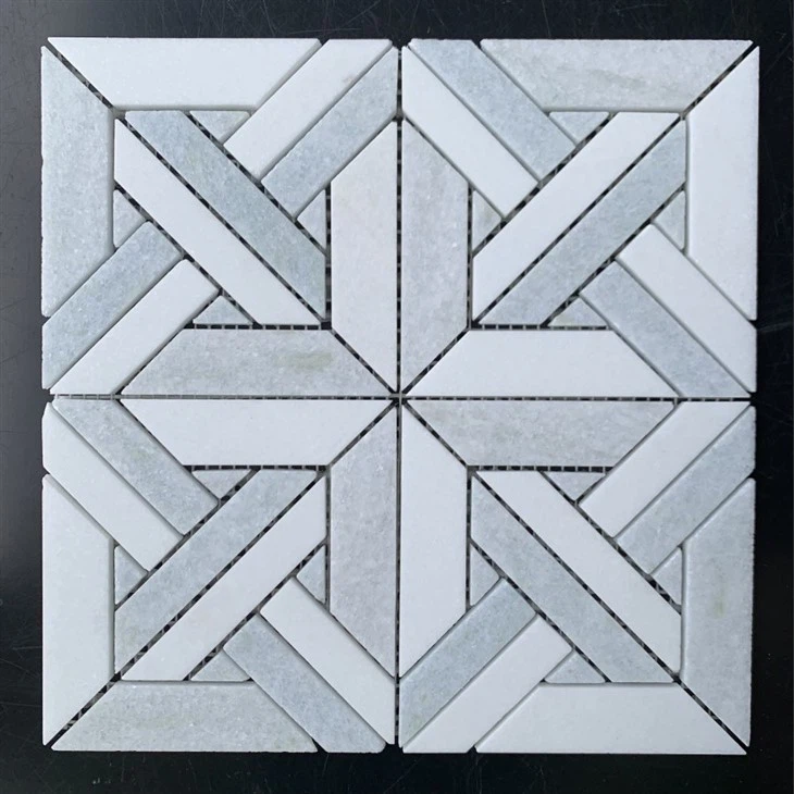 Carrara White Marble Square Mosaic Tile