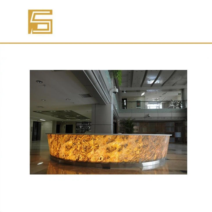 New Design Led Marbles Lumi Stone Vanity Top