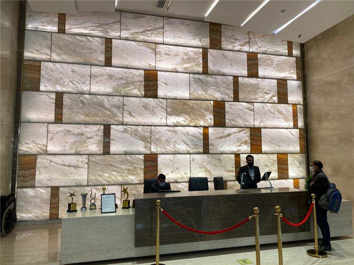 Taj Mahal Quartzite Backlit